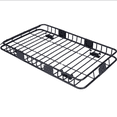 thumbnail image 3 of 64" Black Steel Rooftop Cargo Basket – Heavy Duty Roof Rack, Top Mount, 3 of 8
