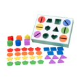 thumbnail image 1 of Claining Toy Toy Fine Fine Motor Learning Aprendizaje de juguetes a través de la clasificación de color Clasifica Juego educativo de madera para niñas, 1 of 9