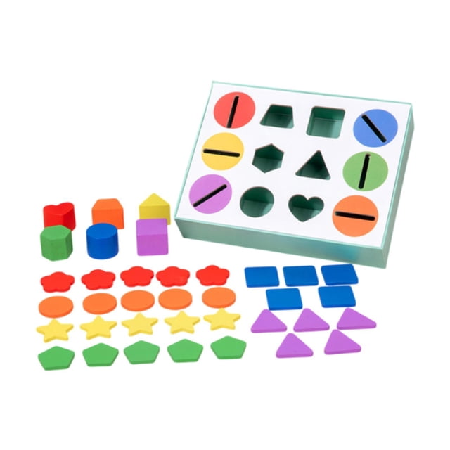 Claining Toy Toy Fine Fine Motor Learning Aprendizaje de juguetes a través de la clasificación de color Clasifica Juego educativo de madera para niñas