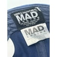 thumbnail image 4 of MAD ENGINE NASA Hat Cap Adjustable Navy Blue Embroidered Leaves Greek Cotton, 4 of 4
