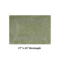 thumbnail image 4 of Better Trends Premium 2 Piece Bathroom Rug Set 100% Cotton, Extra Soft Tufted Bath Mat, Water Absorbent & Reversible Mat, Sage Lux Collection, 4 of 6