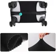 thumbnail image 4 of Luggage Protective Cover Thick Elastic Luggage Protective Covers Dust Cover Anti-Scratch Protective Suitcase Cover Letter Series 8letterO S(18 - 21 inch), 4 of 6