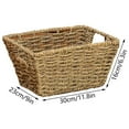 thumbnail image 2 of Panier de Rangement en Herbe de Mer 3 Tailles Panier en Osier avec Poignée Intégrée, 2 of 12
