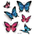 thumbnail image 1 of Trendy 3D Tattoo Stickers Colorful Temporary Tattoo Stickers Decorative Pattern Craft Projects Easy to Apply Home Decoration School Supplies Kids Activities Journaling Durable Material Self Adhesive, 1 of 1