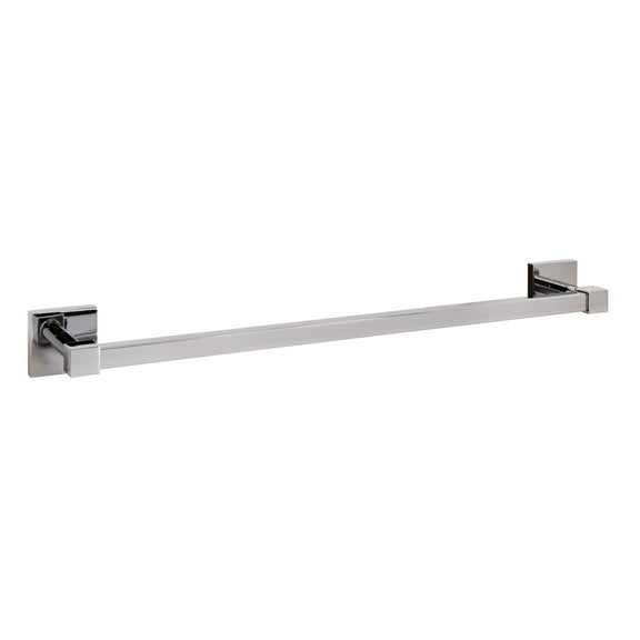 Design House Karsen Wall Mounted 24" Towel Bar, Polished Chrome