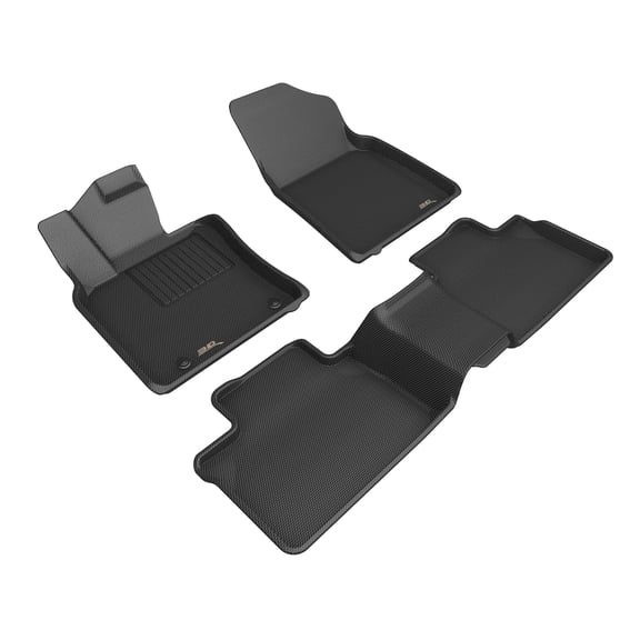 3D MAXpider Kagu Floor Mat (Black) Compatible with Toyota Camry 2025 - Full Set