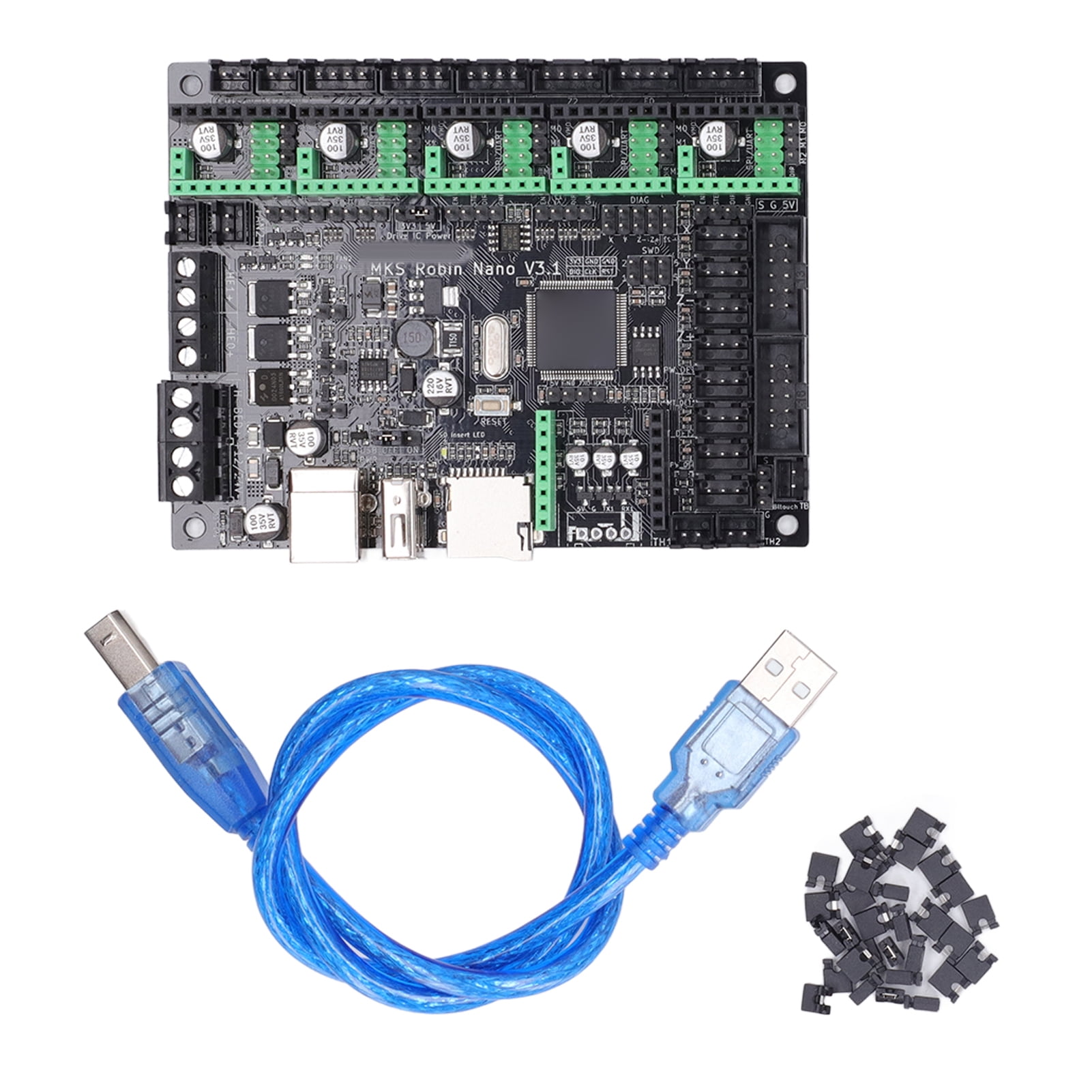 MKS Robin 3D Printer Motherboard With STM32F407VET6 - Support Power TVS & Virtual USB Device 1 thumbnail image