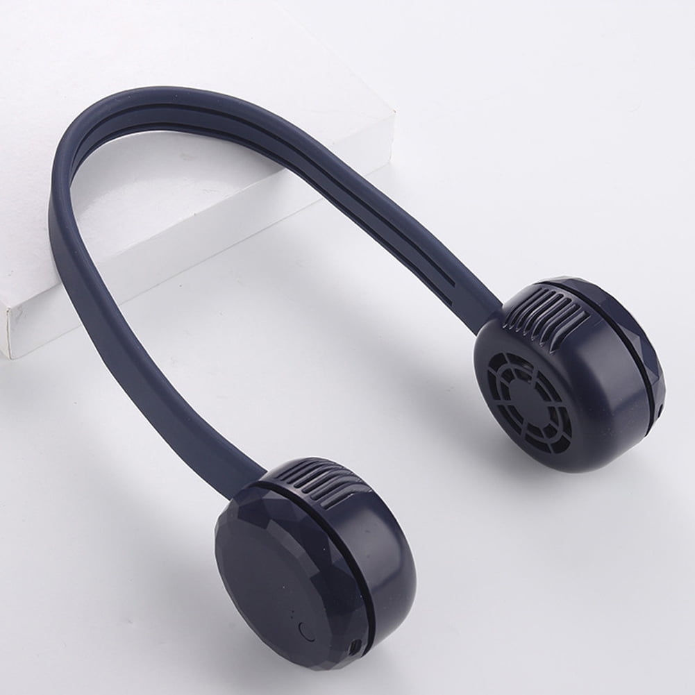 Kepooman Low Noise Electric Hand Free Fan Neck Hanging Fan for Home Office Sports, Black Kepooman Low Noise Electric Hand Free Fan Neck Hanging Fan for Home Office Sports, Black