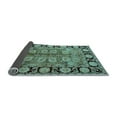 thumbnail image 2 of Ahgly Company Indoor Round Oriental Light Blue Traditional Area Rugs, 7' Round, 2 of 4