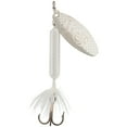 thumbnail image 2 of (2 pack) Worden's® Original White Rooster Tail®, Inline Spinnerbait Fishing Lure, 3/8 oz, 2 of 4