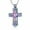 Rainbow-Silver, variant on Forever in My Heart Corss Urn Necklace for Ashes, Stainless Steel Hollow Double Cross Cremation Urn Jewelry Memorial Necklace Pendant for Ashes for Women