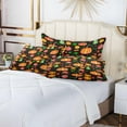 thumbnail image 7 of Watercolor Pumpkins Body Pillow Cover with Zipper, Soft and Cozy Fuzzy Fleece Body Pillow Case Cover 21 x 54 in, Plush Long Body Pillow Pillowcase for Fall and Winter Home Decor Gifts, 7 of 7