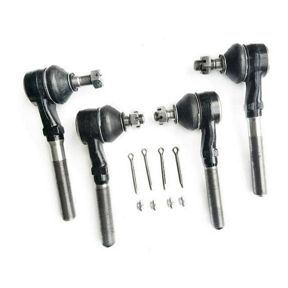 Front Inner and Outer Tie Rod End Kit - 4 Piece - Compatible with 1997 - 2002 Ford Expedition 4WD V8 1998 1999 2000 2001