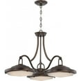 thumbnail image 2 of Nuvo Lighting 62/172 Sawyer 3 Light Led Pendant - Brass, 2 of 2