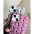 thumbnail image 6 of Compatible with iPhone 13 Case or iPhone 14 Case for Women/Girls, Cute 3D Laid Desgin Soft Silicone Shockproof Raised Bumper Corners Case for iPhone 13 / iPhone 14（Gray）, 6 of 16