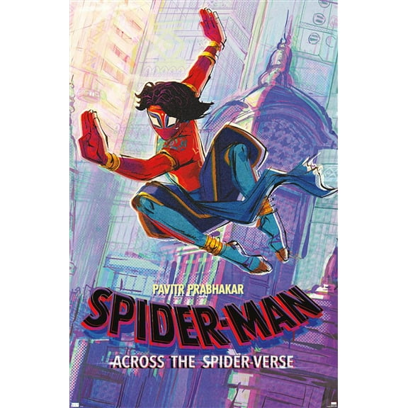 Marvel Spider-Man: Across The Spider-Verse - Pavitr Prabhakar One Sheet Wall Poster, 22.375" x 34"