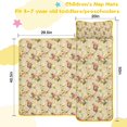 thumbnail image 5 of Pioneer Flower Floral Print Pattern Toddler Nap Mats for Kids Preschool,Sleeping Mat Bag or Kids,Toddler Sleeping Bag,Toddler Nap Mat or Daycare, 5 of 6