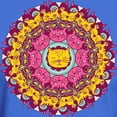 thumbnail image 3 of CafePress - Mandala Cats T Shirt - Men's Classic Graphic Cotton T-Shirt, 3 of 4
