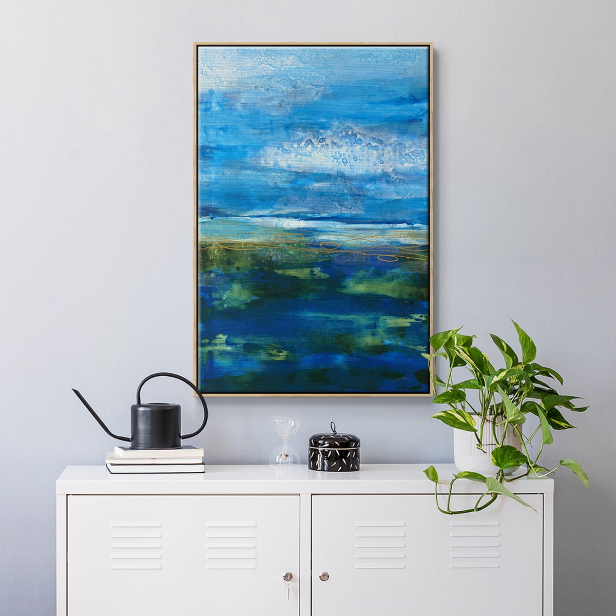 Island Groove Framed Premium Gallery Wrapped Canvas - Ready to Hang
