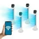 thumbnail image 1 of Set 4 Ventiladores WIFI de Torre Inteligente Blue Fan Digital 33', 1 of 3
