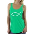 thumbnail image 1 of Awkward Styles Jesus Racerback Tank Top Shirt for Her Racerback Top for Christian Fish Clothes for Women Team Jesus Tanks Fish Tshirt for Ladies Christian Gifts Jesus Shirts Jesus Clothing Collection, 1 of 4
