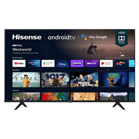 Restored Hisense 50" Class- A6G Series 4K UHD Android Smart TV - 50A6G (Refurbished)