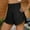 Black, variant on Fashion Women Half Shorts Pants High Waisted Elastic Waist Wide Leg Design Casual Summer Comfortable Fit Pant Style Everyday Wear Flattering Look