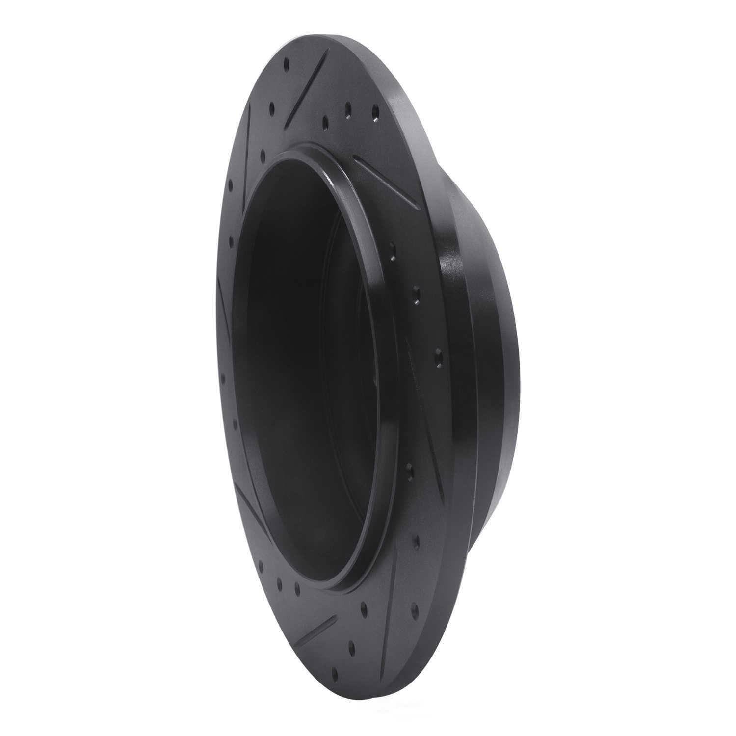 Dynamic Friction Company 633-42041R DFC Brake Rotor - Drilled And Slotted - Black