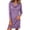 Purple, variant on Fall/Winter Dresses for Women Long Sleeve Slim Fit Cowl Neck Knit Dress Winter A-Line Midi Dress,Soft Stretchy Fabric