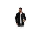 thumbnail image 4 of COOFANDY Mens Lightweight Button Down Shirt Jacket Casual Shacket Overshirt Black S, 4 of 4