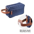 thumbnail image 3 of Unique Bargains Floral Makeup Bag Zipper Flower Cosmetic Pouch Blue, 3 of 7