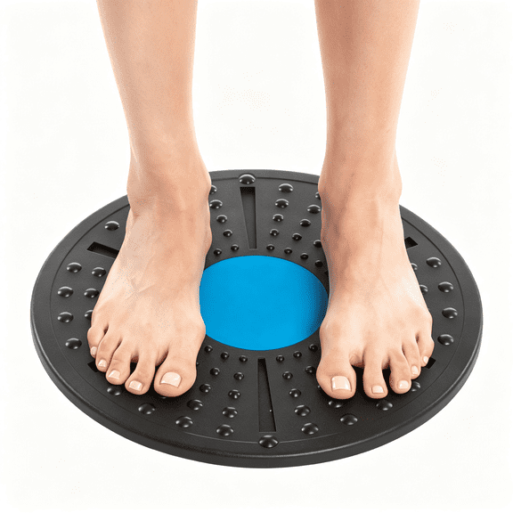 BESTSKY Balance Board Disc Wobble Board – Physical Therapy Stability Trainer, Lightweight Core Balance Disc (1 Lb) Supports Up to 300 Lbs, Non-Slip Round Balance Board for Core Workout, Rehab