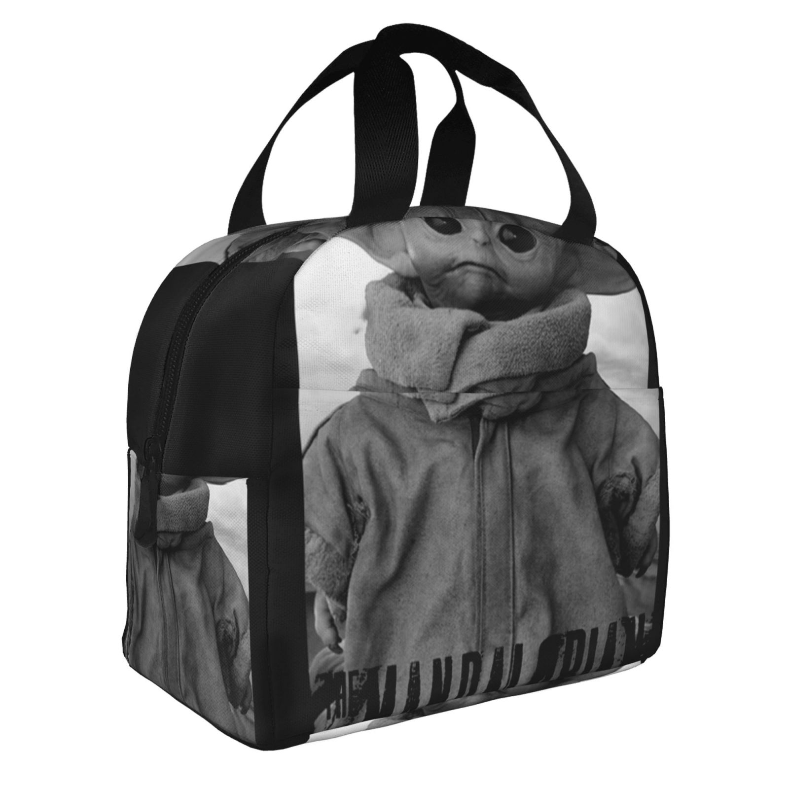 Cute Cartoon Star Wars Baby Yoda Lunch Bag for Women Lunch Box ...