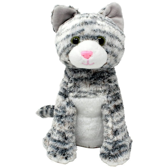 Shelter Pets Series One: Tig The Cat - 10" Gray Tabby Plush Toy Stuffed Animal - Based on Real-Life Adopted Pets - Benefiting The Animal Shelters They were Adopted from
