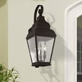 thumbnail image 3 of Livex Lighting Exeter Outdoor Wall Lantern in Bronze, 3 of 9