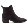 thumbnail image 2 of Lucky Brand Brown Pointed Toe Chocolate Chelsea Pull On Leather Casual Booties (Chocolate, 7), 2 of 6