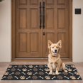 thumbnail image 4 of Paw Prints and Bones Door Rugs,Washable Non Slip Door Mats Indoor,Decorative Door Mats,Entry Mat Indoor for Entrance,Bedroom,Kitchen,Bathroom,16"x47", 4 of 6