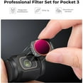 thumbnail image 4 of K&F CONCEPT UV/CPL/ND Filter Set Compatible with DJI Osmo Pocket 3, 6 Pack Magnetic UV+CPL+ND16/PL+ND32/PL+ND64/PL+ND256/PL Protection Polarizer Neutral Density Filters, Multi Coated HD Optical Glass, 4 of 7