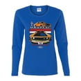 thumbnail image 2 of Wild Bobby, Mustang Powered by Ford Performance Cars and Trucks Women Graphic Long Sleeve Tee, Royal, Small, 2 of 6