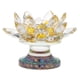 thumbnail image 3 of Candelabro de loto de cristal Baoblaze Decoración Feng Shui amarillo, 3 of 8