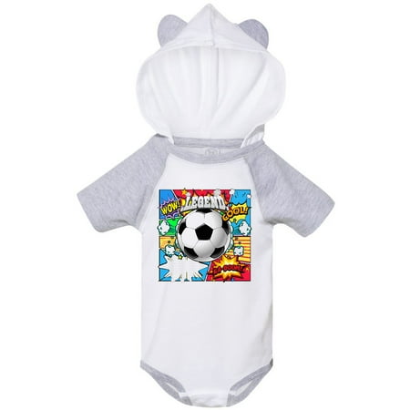 

Inktastic Soccer Superhero Gift Baby Boy or Baby Girl Bodysuit