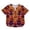 BJUTIR1389-Blue, variant on Boys T Shirts Africa Childrens Dashiki Casual Loose Short Sleeve Shirt Basic Top Size 1-2 Years