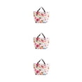 thumbnail image 3 of Minnieouse Fiambrera térmica para el almuerzo, bolso con estampado de flores, con cremallera, plegable, lavable, para mujeres y niños, para Type1 NO1, 3 of 6