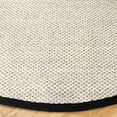 thumbnail image 4 of Safavieh Natural Fiber Kentigern Solid Area Rug, Marble/Black, 3' x 3' Round, 4 of 13