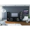 thumbnail image 2 of Megalak Finition Tuxedo 60 in. Slim Bookcase - Black, 2 of 3