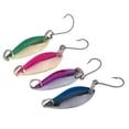 thumbnail image 2 of 4 Piezas Kit de Señuelos de Pesca Ganchos Señuelos Duros de Colores Mezclados Señuelos de Lentejuelas de Pesca Soledad Señuelos de cuchara de pesca, 2 of 6