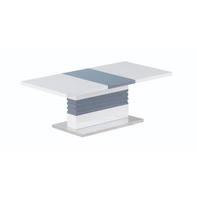 Table basse canadienne Maxwell blanche et grise