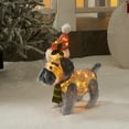 Holiday Time 25Inch LightUp Fluffy Schnauzer with 35 Lights, Indoor