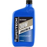 (12 pack) Super Tech Non-Detergent SAE 30W Lubricating Oil, 1 qt