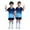 Blue, variant on Gyexs Boys Summer Outfits Size 6-8 Kid Athletic Short Set Casual Crewneck T-Shirt Gym Shorts 2 Piece Outfits Sport Basketball Clothes(Sportswear, Blue, 18-24 Months)